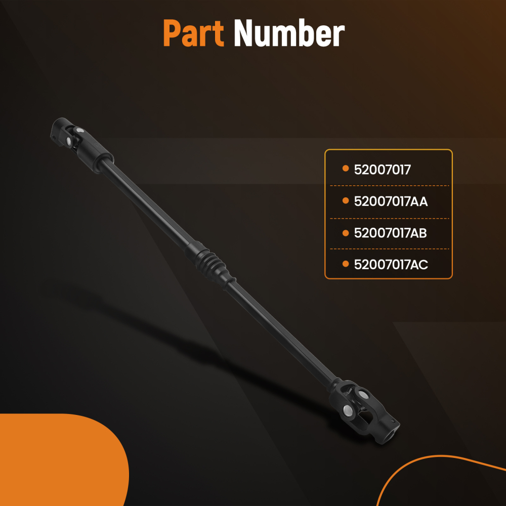 Steering Shaft Lower Crown compatible for Jeep Wrangler 87-95 52007017