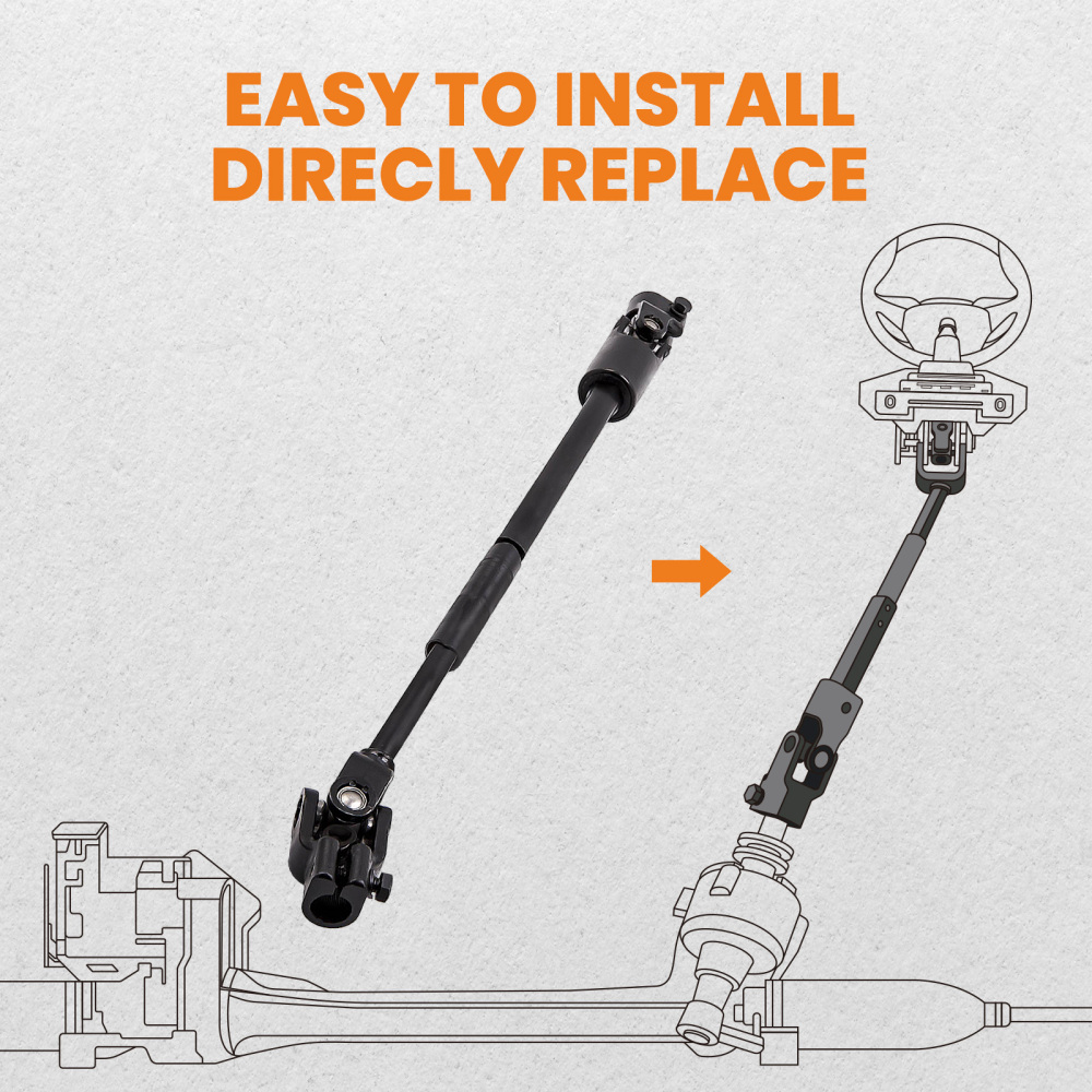 Lower Power Steering Shaft compatible for Jeep Cherokee 1984-1994 compatible for Jeep Comanche