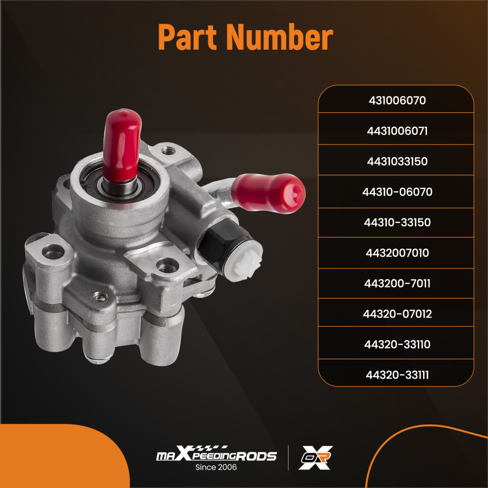 Compatible for Toyota Camry XLE LE Models 3.0L compatible for Lexus ES300 01-06 Power Steering P/S Pump 