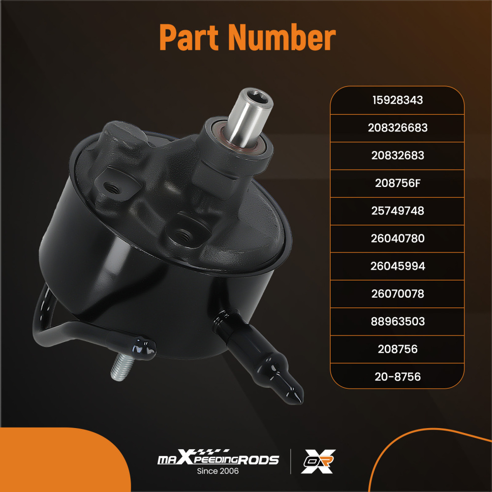 Power Steering Pump w/Reservoir compatible for Chevrolet GMC Savana 1500 2500 3500 4500