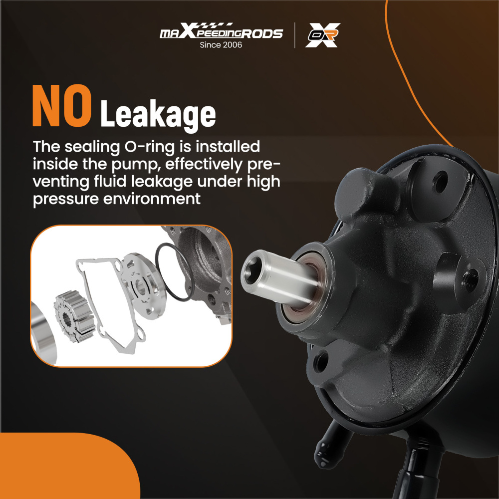 Power Steering Pump w/Reservoir compatible for Chevrolet GMC Savana 1500 2500 3500 4500