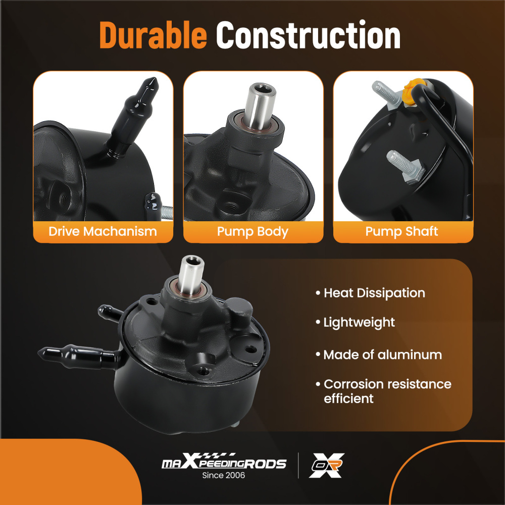 Power Steering Pump w/Reservoir compatible for Chevrolet GMC Savana 1500 2500 3500 4500