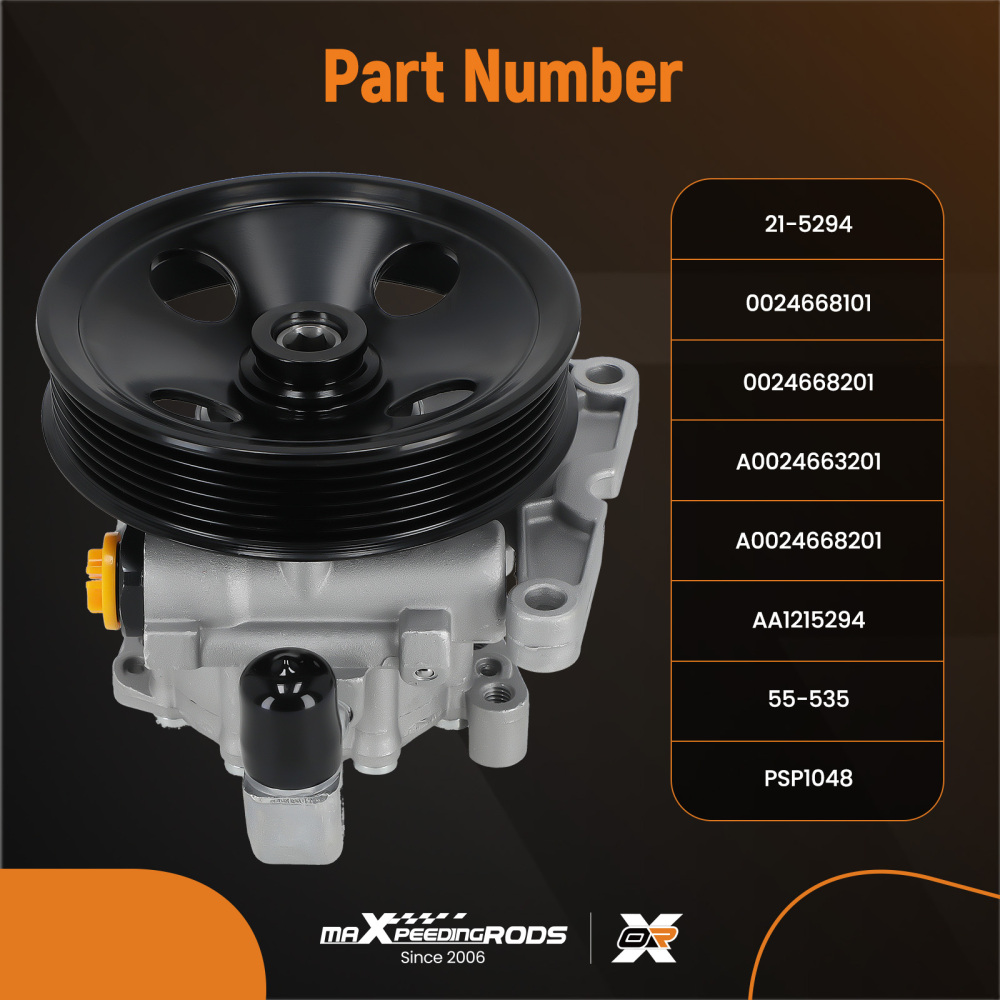 Power Steering Pump Assembly compatible for Mercedes ML320 ML350 1998-2004 0024668201