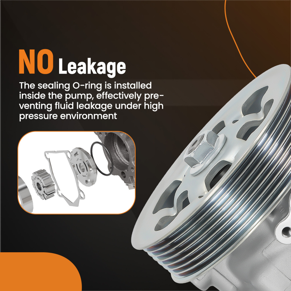 Power Steering Pump w/ Pulley compatible for Acura RSX L4 2.0L2002 2003 - 2006 21-5419