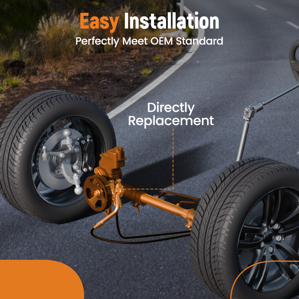 Power Steering Pump w/ Pulley compatible for Acura RSX L4 2.0L2002 2003 - 2006 21-5419