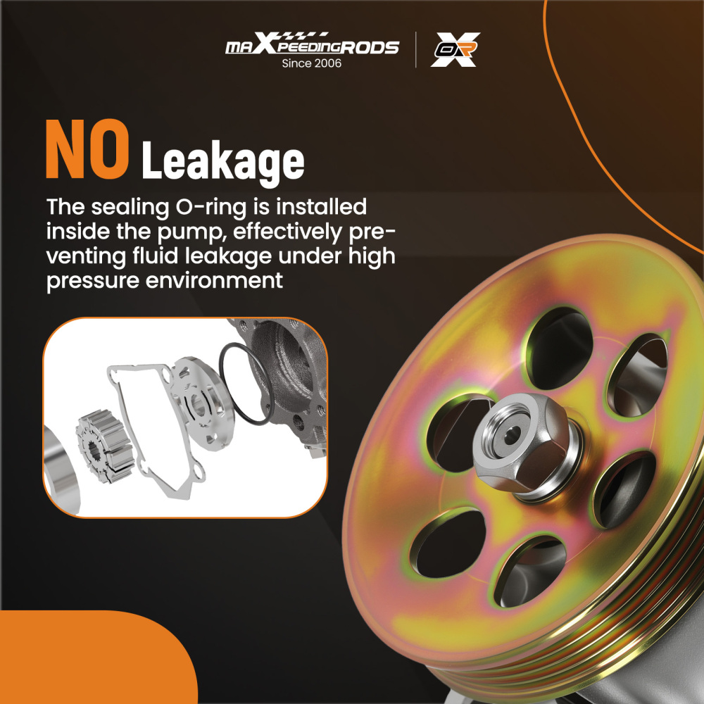 Power Steering Pump w/ Pulley compatible for Isuzu Oasis L4 2.2L compatible for Mini Passenger Van 1996-97