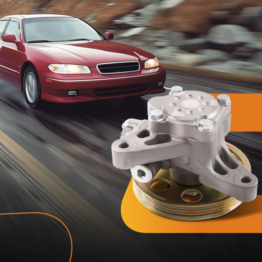 Power Steering Pump + Pulley compatible for Honda Accord 3L V6 Odyssey 3.5L 99-04