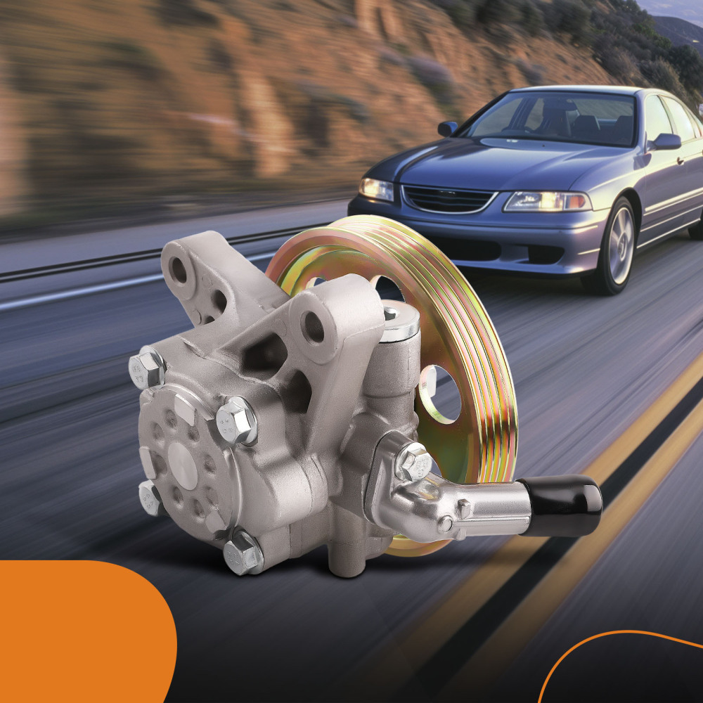 Power Steering Pump + Pulley compatible for Honda Accord 3L V6 Odyssey 3.5L 99-04