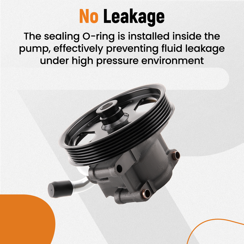 Power Steering Pump 20-282 compatible for Ford F-150 1997-2005 compatible for Ford F-250 1997-1999