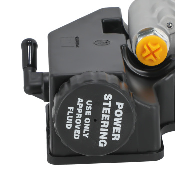 Power Steering Pump with Reservoir compatible for GM Type II Style 0.665 Shaft Aluminum