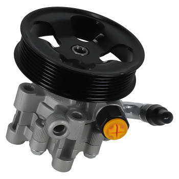 Front Power Steering Pump w/ Pulley compatible for Toyota Tacoma 3.5L 2016-2022 21-677