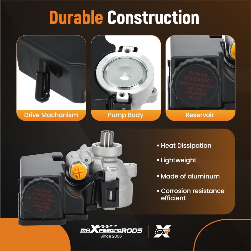 Power Steering Pump compatible for Chevrolet S10 L4 2.2L Extended Standard 1995-99 2058538