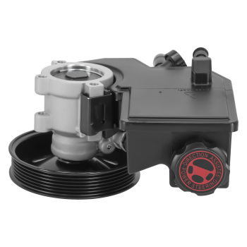 Power Steering Pump w/ Pulley Reservoir compatible for Jeep Grand Cherokee 2001-2004 V8 4.7