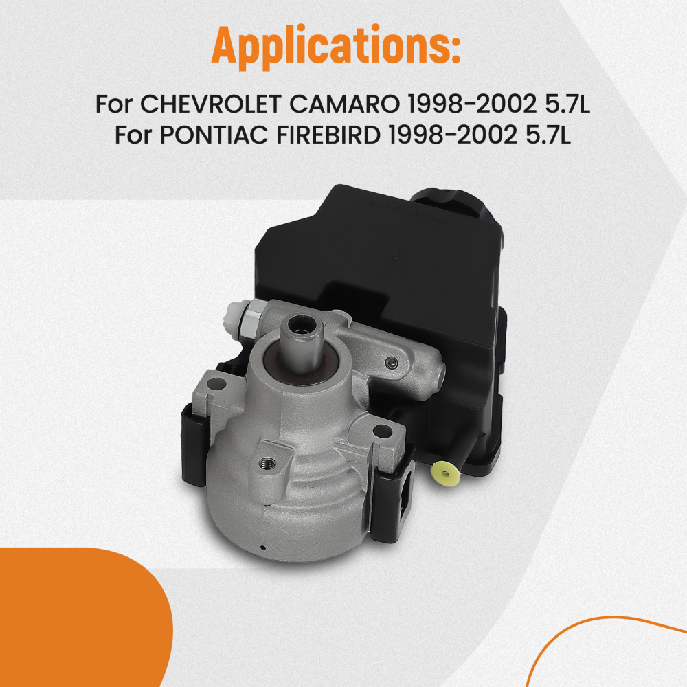 Power Steering Pump Reservoir compatible for Chevrolet Camaro Pontiac Firebird 5.7L 98-2002