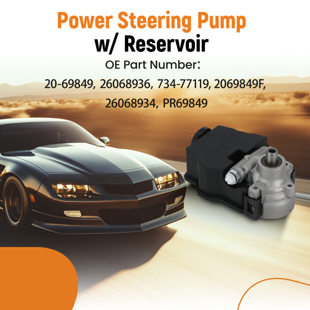 Power Steering Pump Reservoir compatible for Chevrolet Camaro Pontiac Firebird 5.7L 98-2002