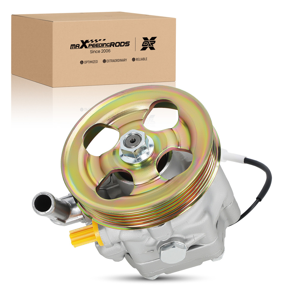 Power Steering PumpPulley + Sensor compatible for Subaru Wrx STI 2004-2007 2.5L 4cyl