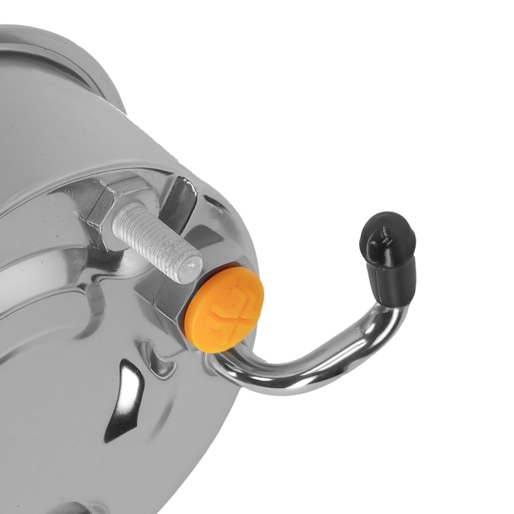 Power Steering Pump compatible for Chevy BBC SBC 350 454 Chrome Saginaw 5/8