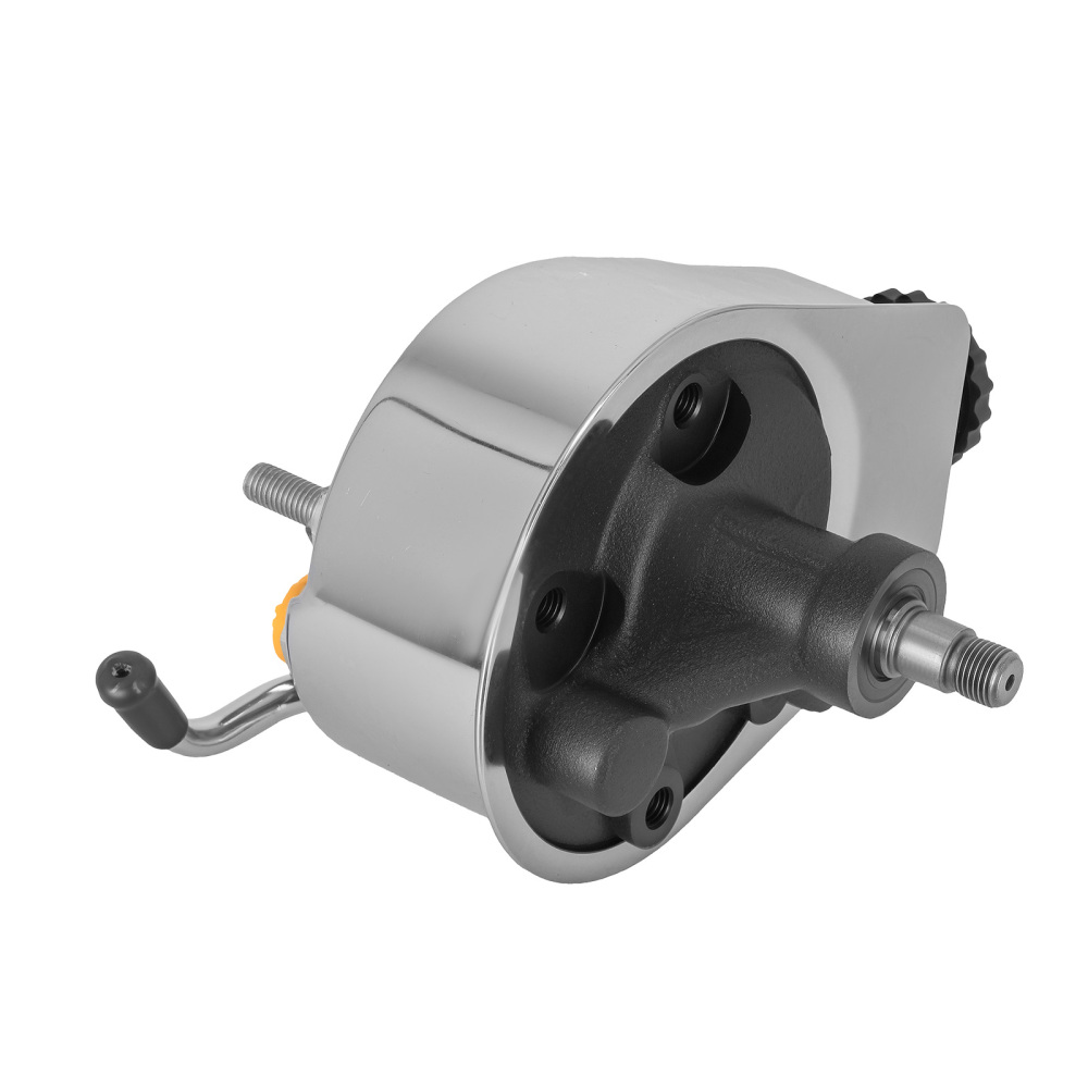 Power Steering Pump compatible for Chevy BBC SBC 350 454 Chrome Saginaw 5/8