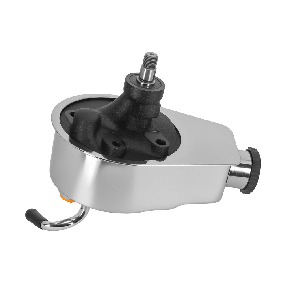Power Steering Pump compatible for Chevy BBC SBC 350 454 Chrome Saginaw 5/8