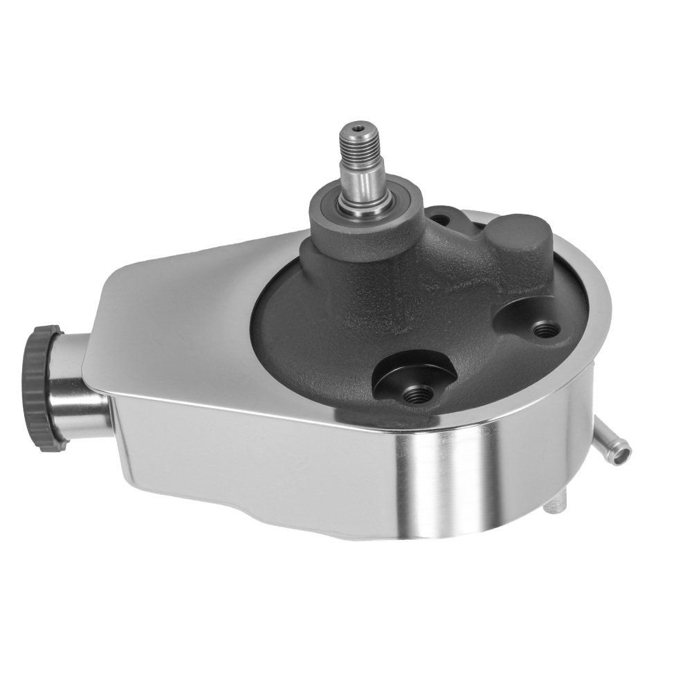 Power Steering Pump compatible for Chevy BBC SBC 350 454 Chrome Saginaw 5/8