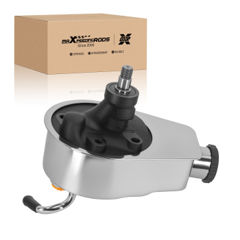 Power Steering Pump compatible for Chevy BBC SBC 350 454 Chrome Saginaw 5/8