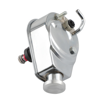 Power Steering Pump compatible for Chevy BBC SBC 350 454 Chrome Saginaw 5/8 Key Way Style