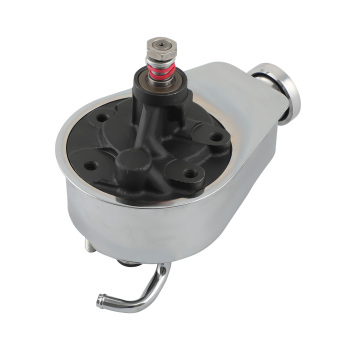 Power Steering Pump compatible for Chevy BBC SBC 350 454 Chrome Saginaw 5/8 1966-1974