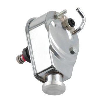 Power Steering Pump compatible for Chevy BBC SBC 350 454 Chrome Saginaw 5/8 Key Way Style