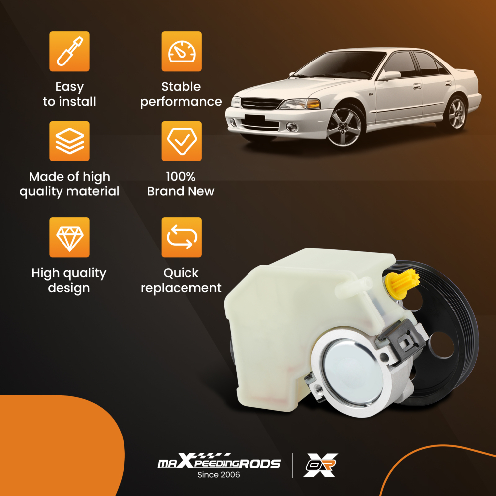 Power Steering Pump compatible for Ford Falcon BA BF FG Territory SX SY 4.0L 6cyl XR6 LPG