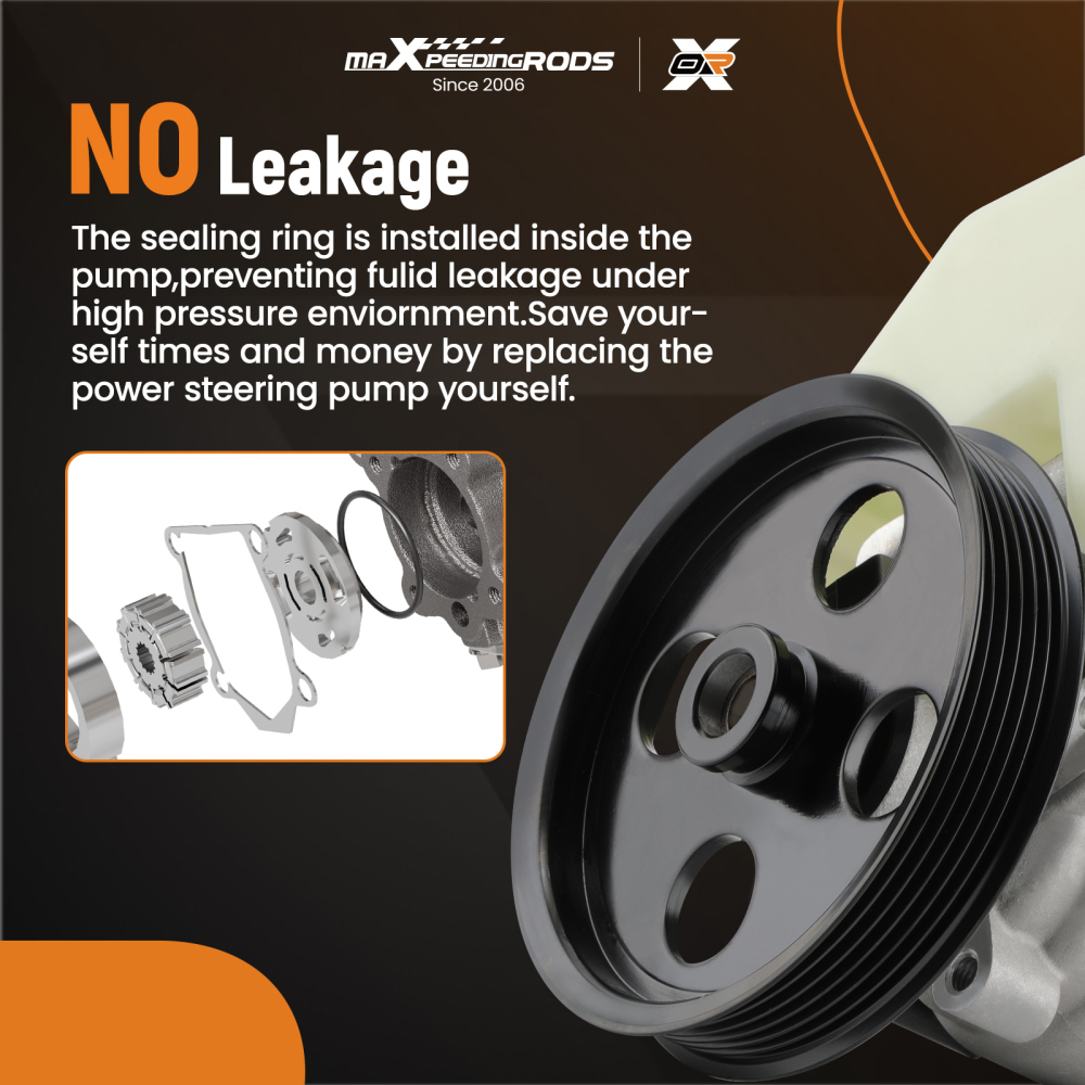 Power Steering Pump compatible for Ford Falcon BA BF FG Territory SX SY 4.0L 6cyl XR6 LPG