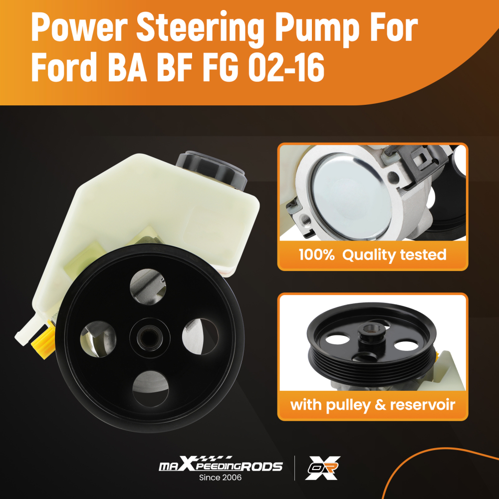 Power Steering Pump compatible for Ford Falcon BA BF FG Territory SX SY 4.0L 6cyl XR6 LPG