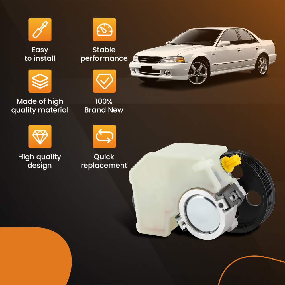 Power Steering Pump compatible for Ford Falcon BA BF FG Territory SX SY 4.0L 6cyl XR6 LPG