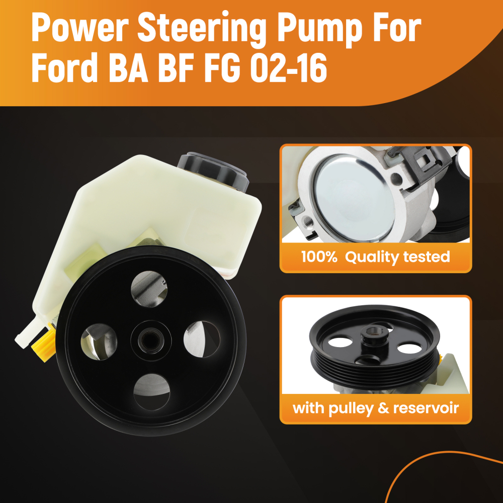 Power Steering Pump compatible for Ford Falcon BA BF FG Territory SX SY 4.0L 6cyl XR6 LPG