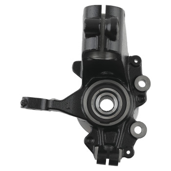 2XFront Wheel Hub Bearing Steering Knuckle Assembly compatible for Ford Focus 2.0L 2012-18