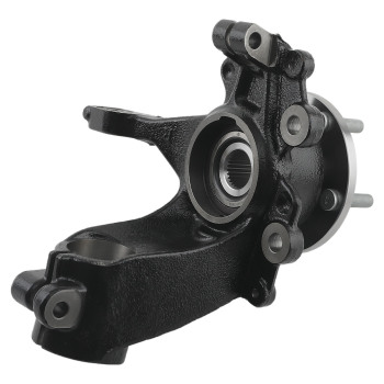 2XFront Wheel Hub Bearing Steering Knuckle Assembly compatible for Ford Focus 2.0L 2012-18
