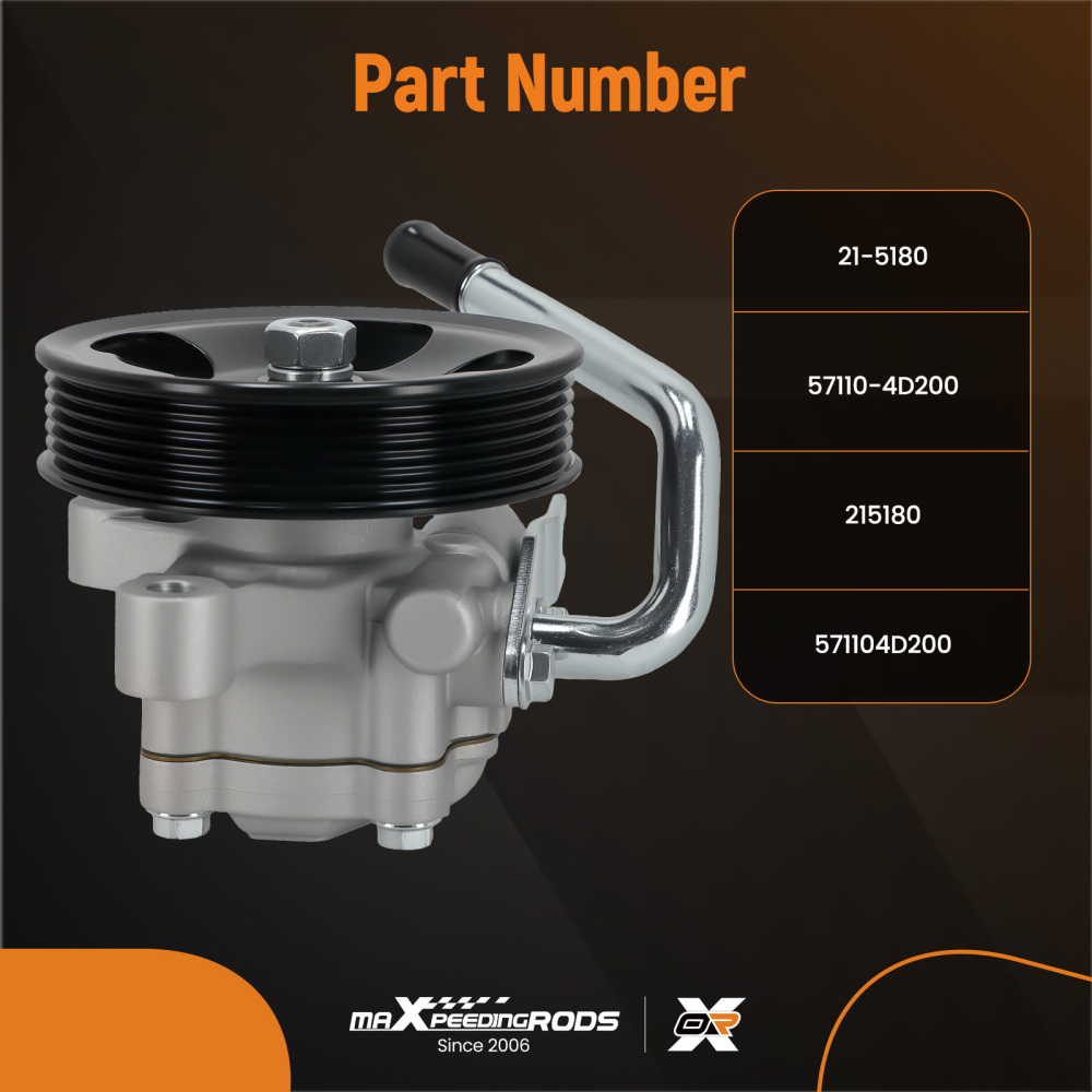 Power Steering Pump compatible for Hyundai Entourage compatible for Kia Sedona 2007-2009 21-5180