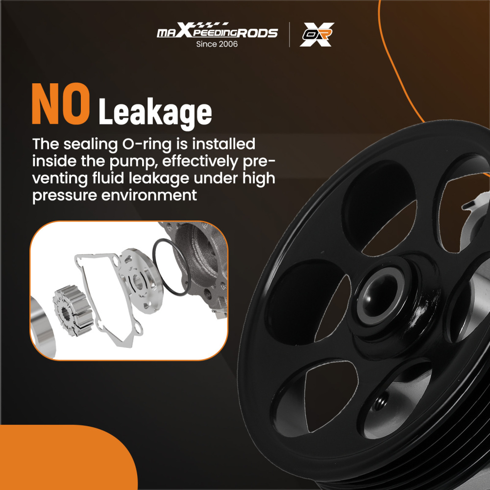 Aluminum Power Steering Pump compatible for Subaru Forester 2006-2008 34430SA0019L