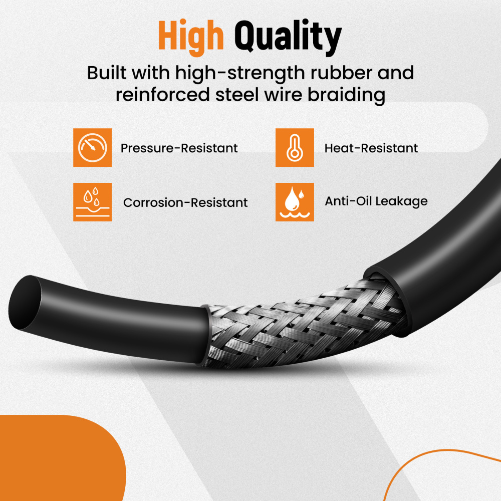 Power Steering Pressure Line Hose compatible for Honda Pilot compatible for Acura MDX V6 3.5L 2001-2004