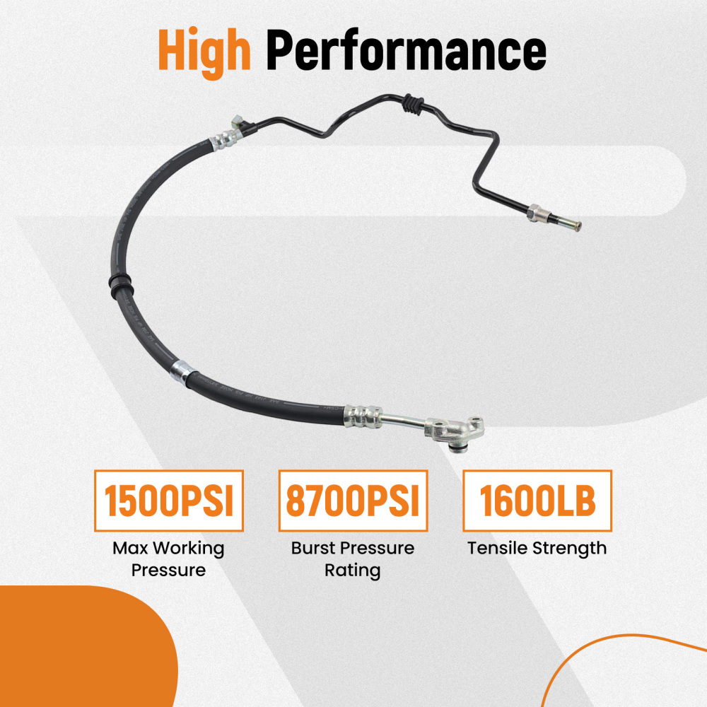Power Steering Pressure Line Hose compatible for Honda Pilot compatible for Acura MDX V6 3.5L 2001-2004