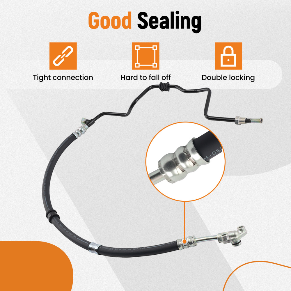 Power Steering Pressure Line Hose compatible for Honda Pilot compatible for Acura MDX V6 3.5L 2001-2004