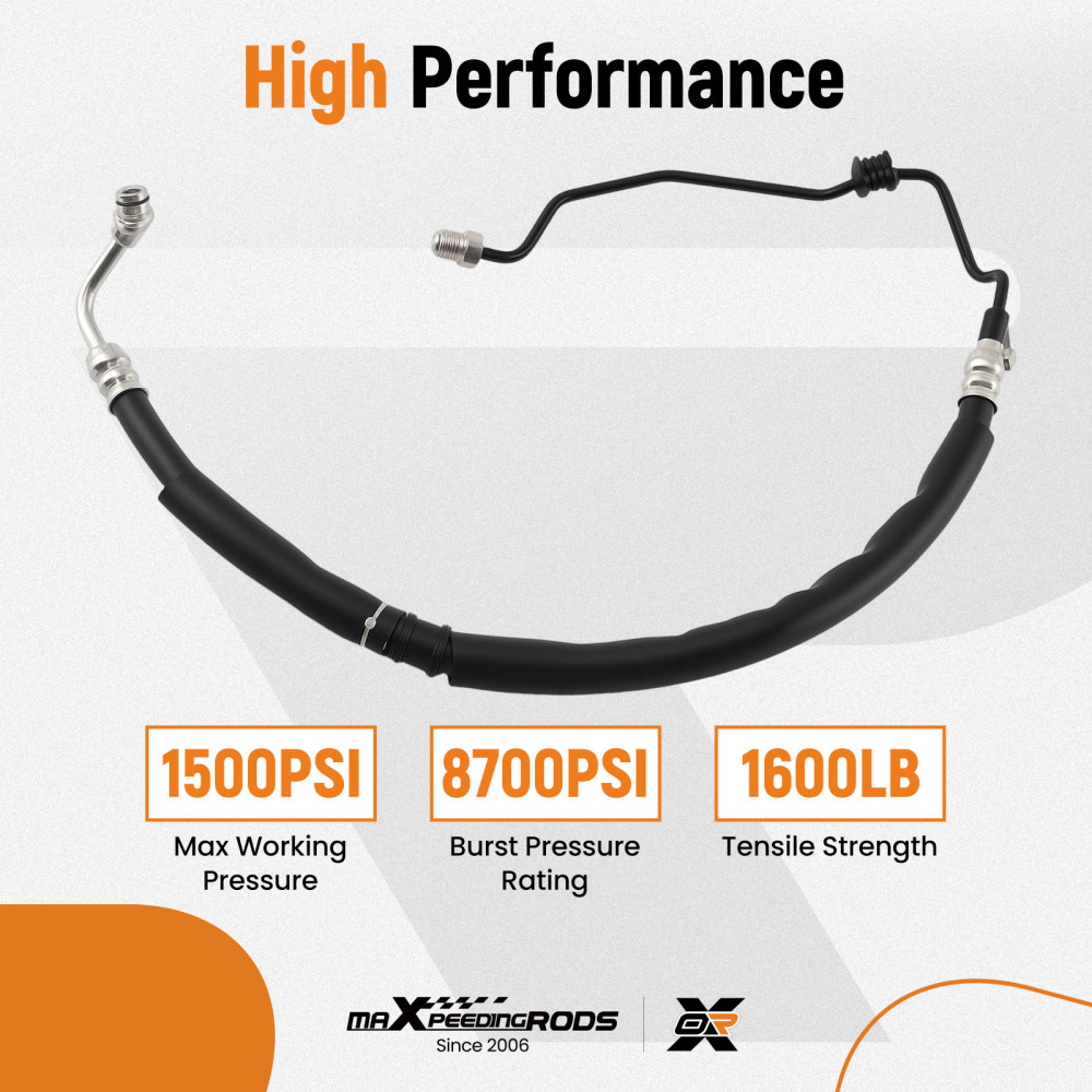 Power Steering Pressure Hose compatible for Honda Civic 1.8L 06-2011 53713-SNA-A06