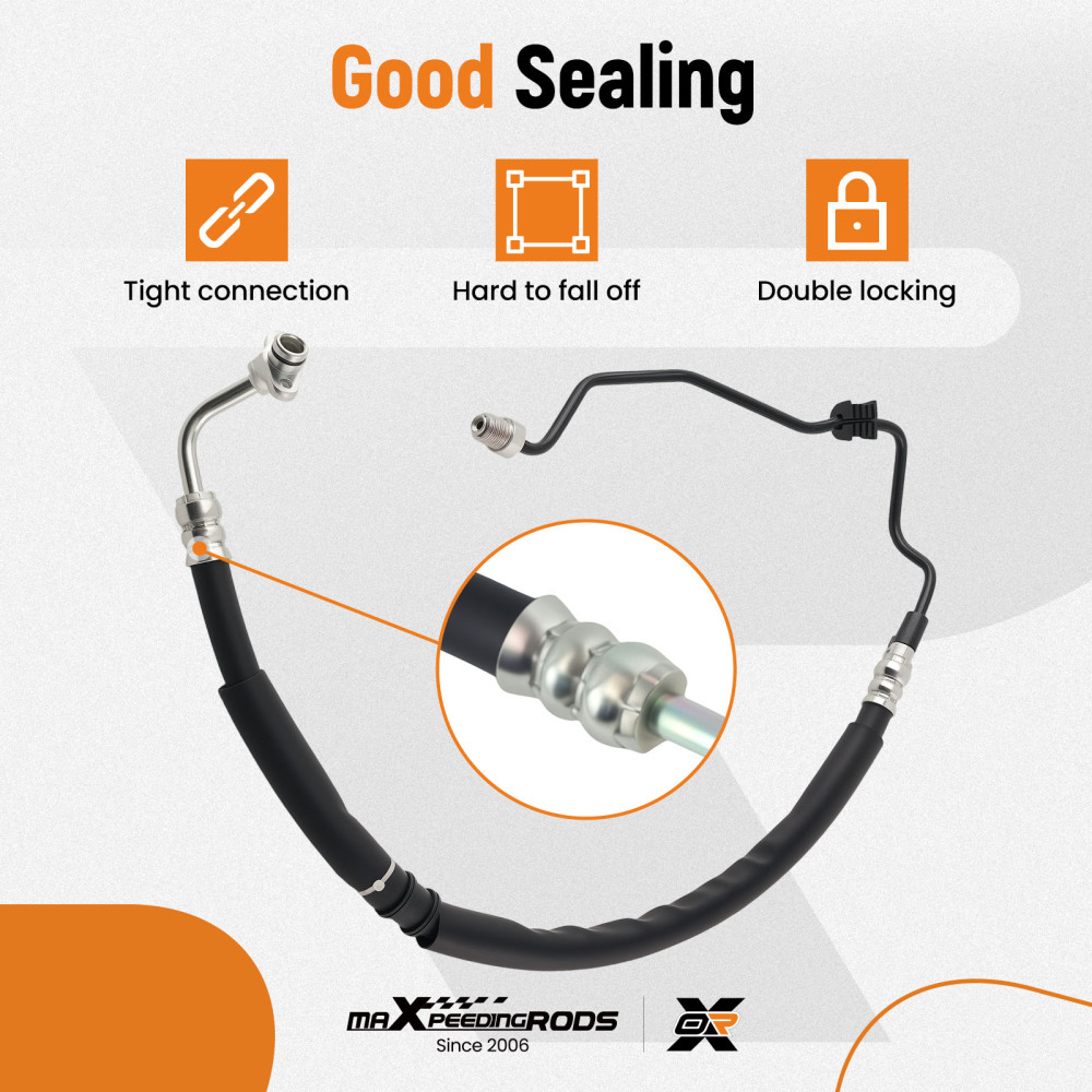 Power Steering Pressure Hose compatible for Honda Civic 1.8L 06-2011 53713-SNA-A06