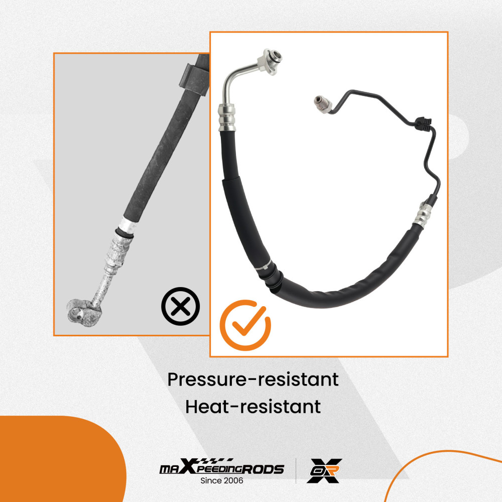 Power Steering Pressure Hose compatible for Honda Civic 1.8L 06-2011 53713-SNA-A06