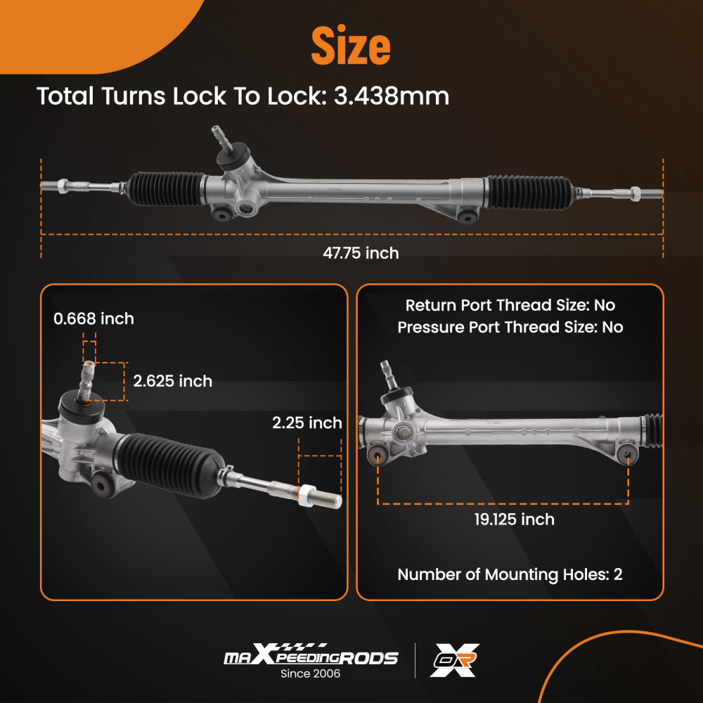 Power Steering RackPinion compatible for Toyota Sienna 2.7L 3.5L 2011 2012 2013-2020
