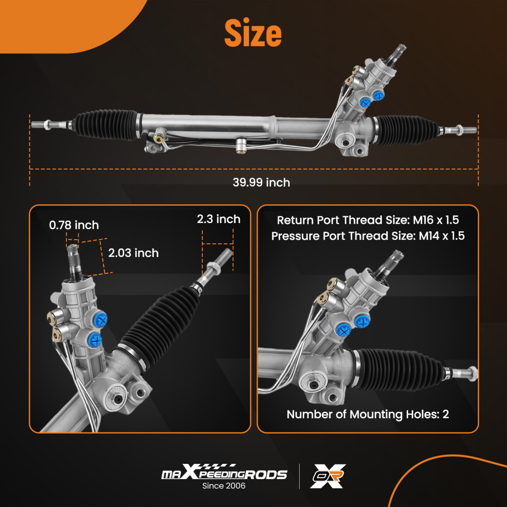 Steering Rack for BMW E39 520d/525td/530d 1997-2003 32111094674