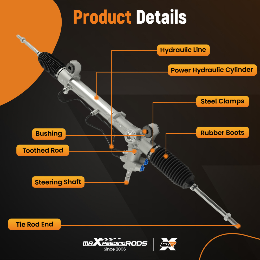 Complete Power Steering RackPinion compatible for Toyota RAV4 2004-2005 2.4L 4420042140