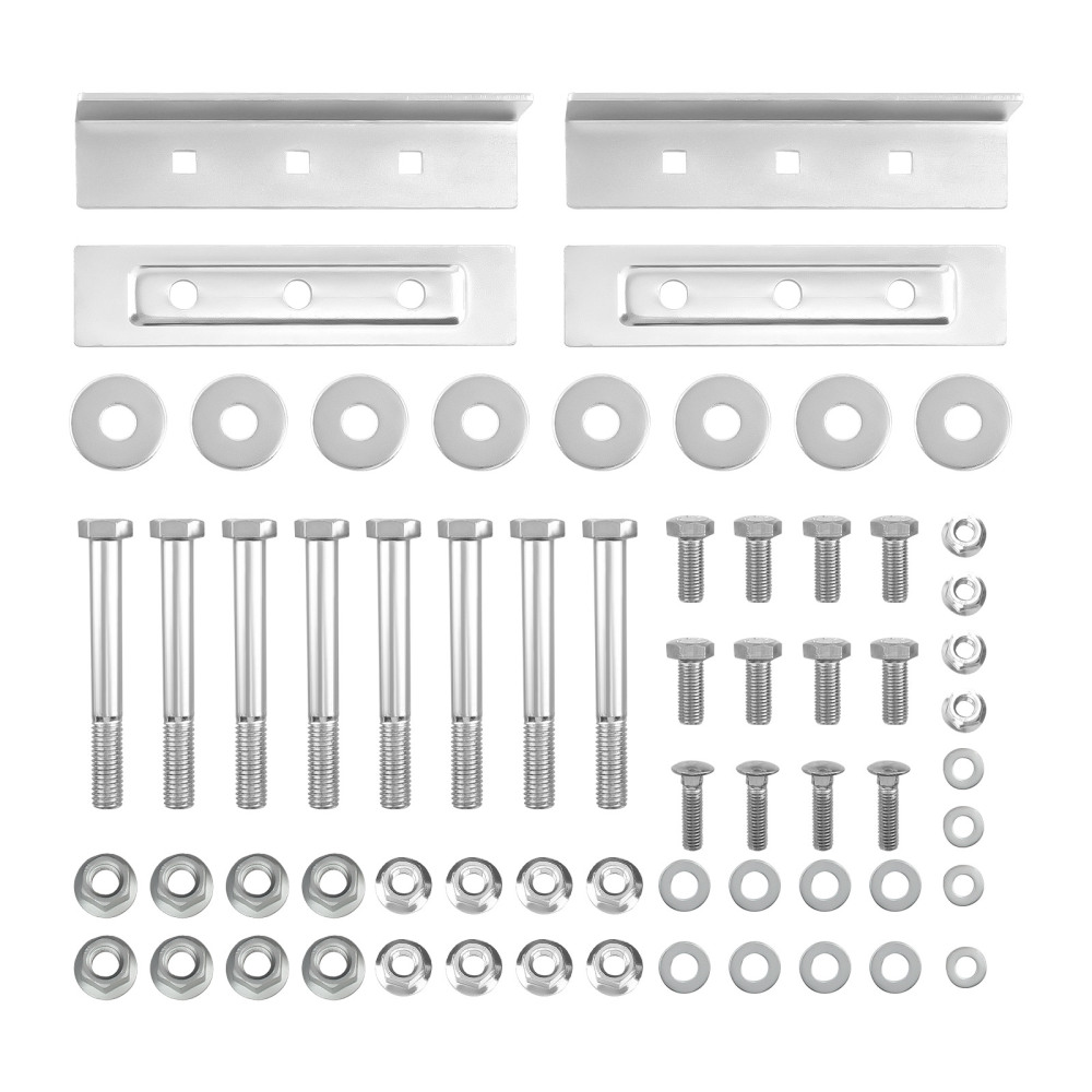 Rear Step Running Board Brackets Kit compatible for Mercedes-Benz Sprinter 1500 2500 2007-