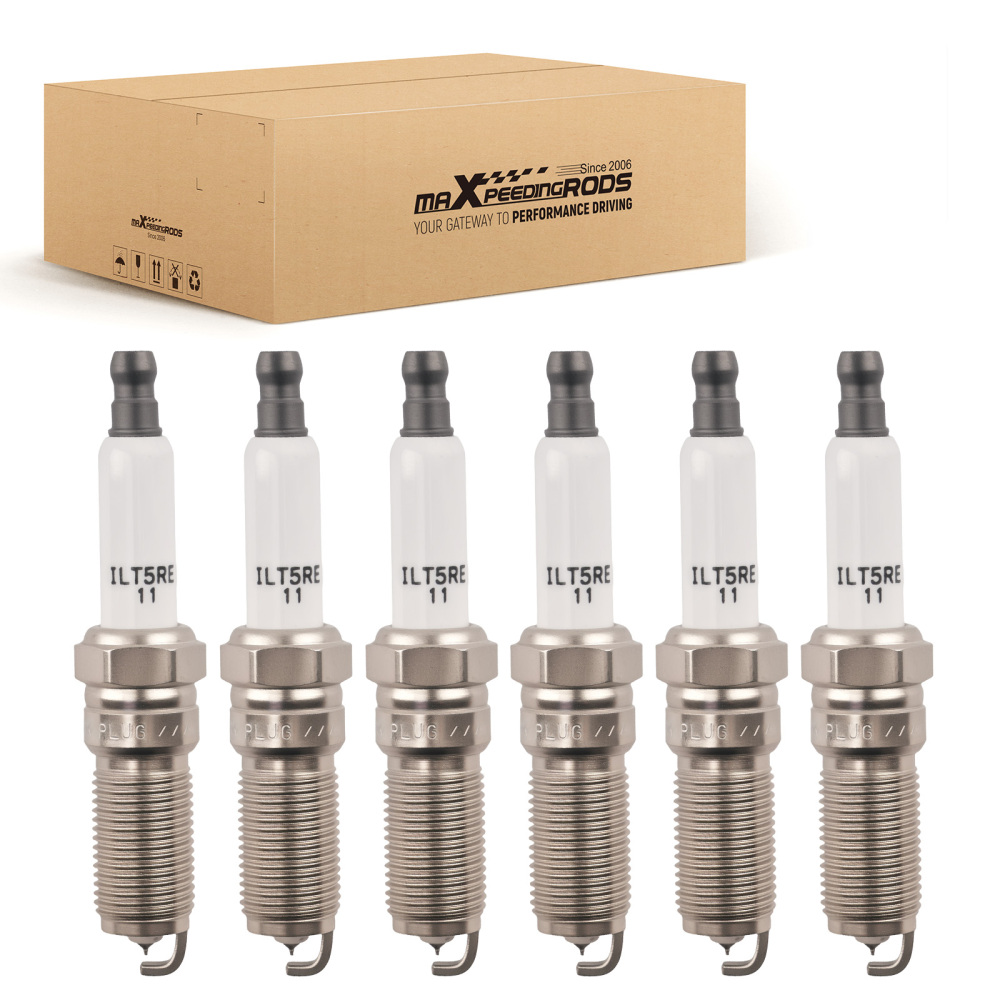 6Pcs Spark Plugs compatible for Buick Rainier 2004-2007 4.2L 12625058 41-103 41-109