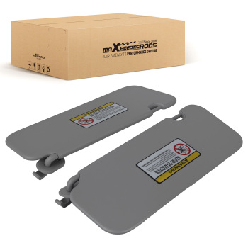 Front Left+Right Sun Visor compatible for Hyundai Elantra 2.0L 2016-2019 Gray