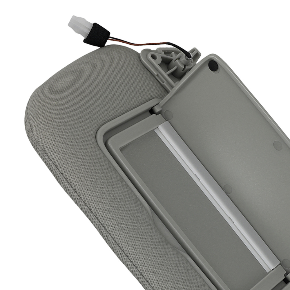 Driver Left Side Sun Visor Gray compatible for Nissan Sentra 2013-2019 964013SG8A